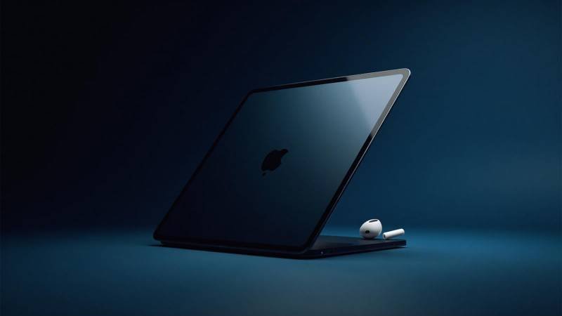 Premium Apple devices floating composition